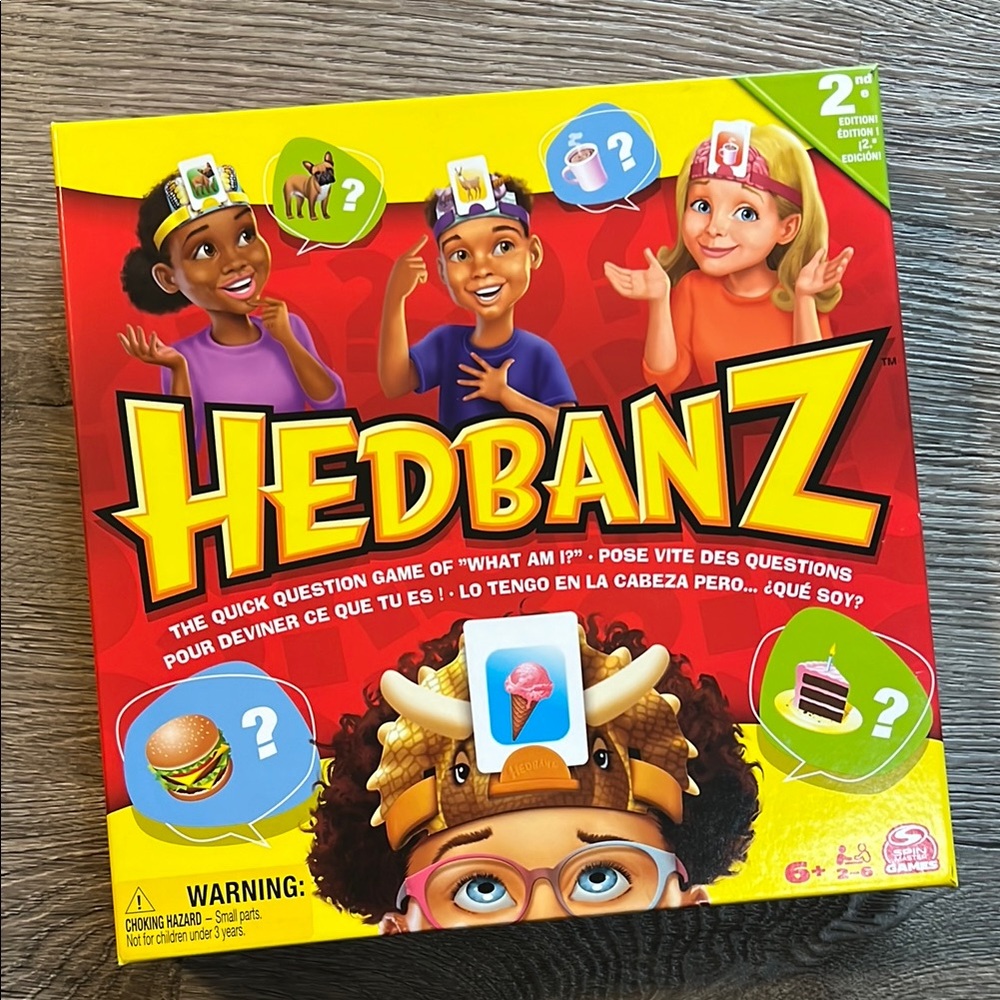 NEW HEADBANZ quick question game!! 2nd Edition ages 6+ by Spin Master Games 2023